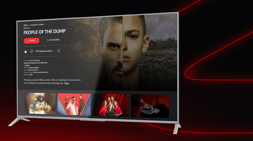 People of the Dumb Lithuanian TV series poster