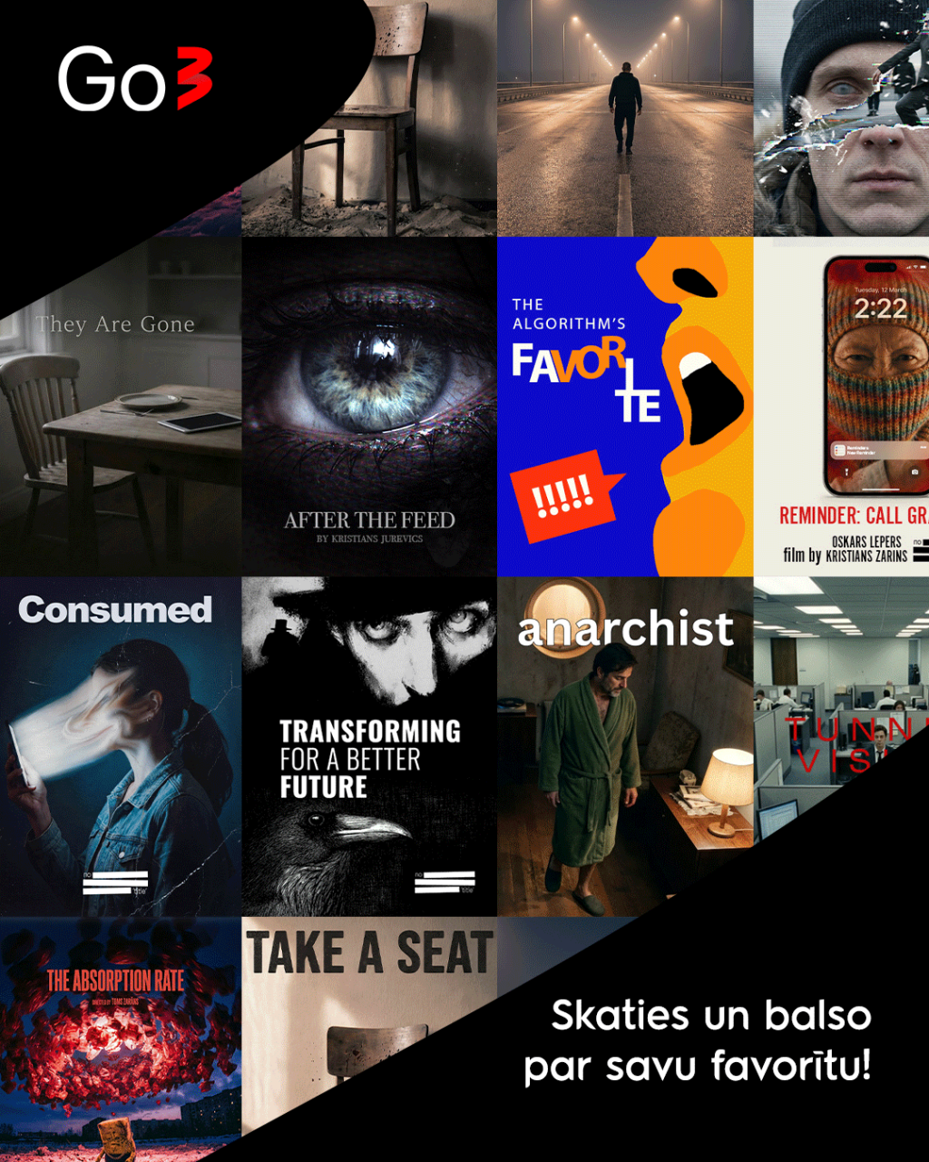 daudzu filmu kolāža