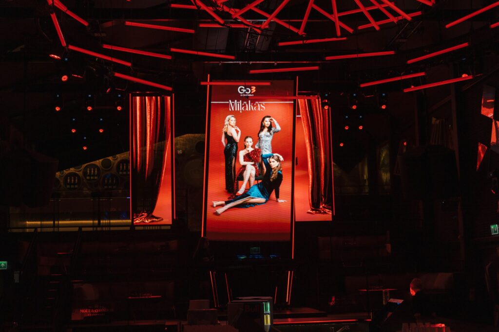 seriāla pasākums, kurā sievietes tiek rādītas ekrānā