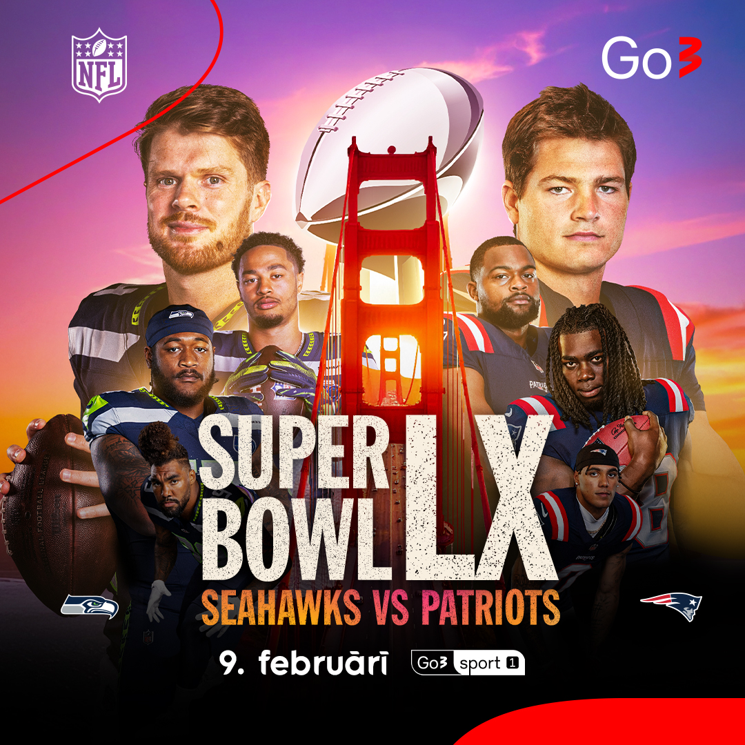 Super Bowl NFL plakāts