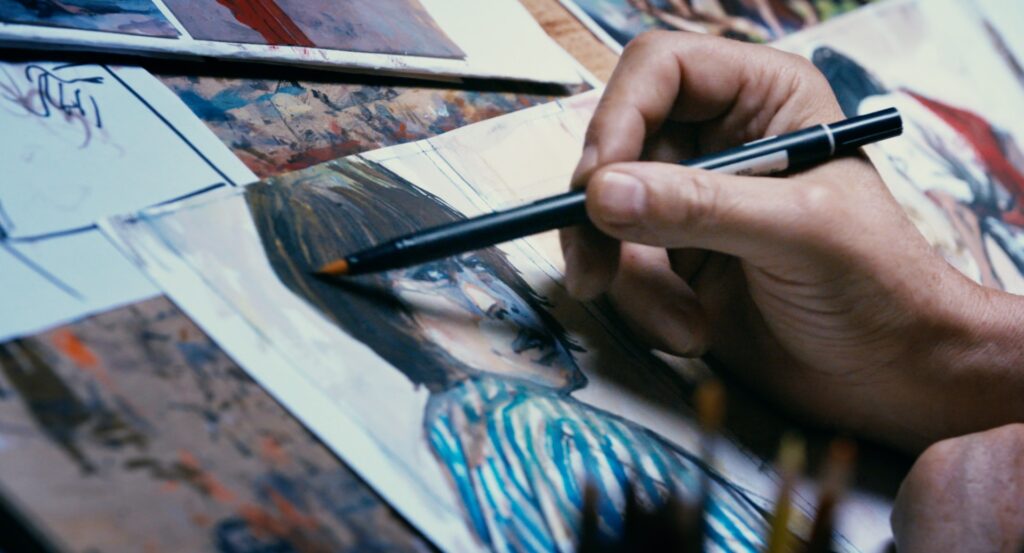 cilvēka zīmēts zīmējums
