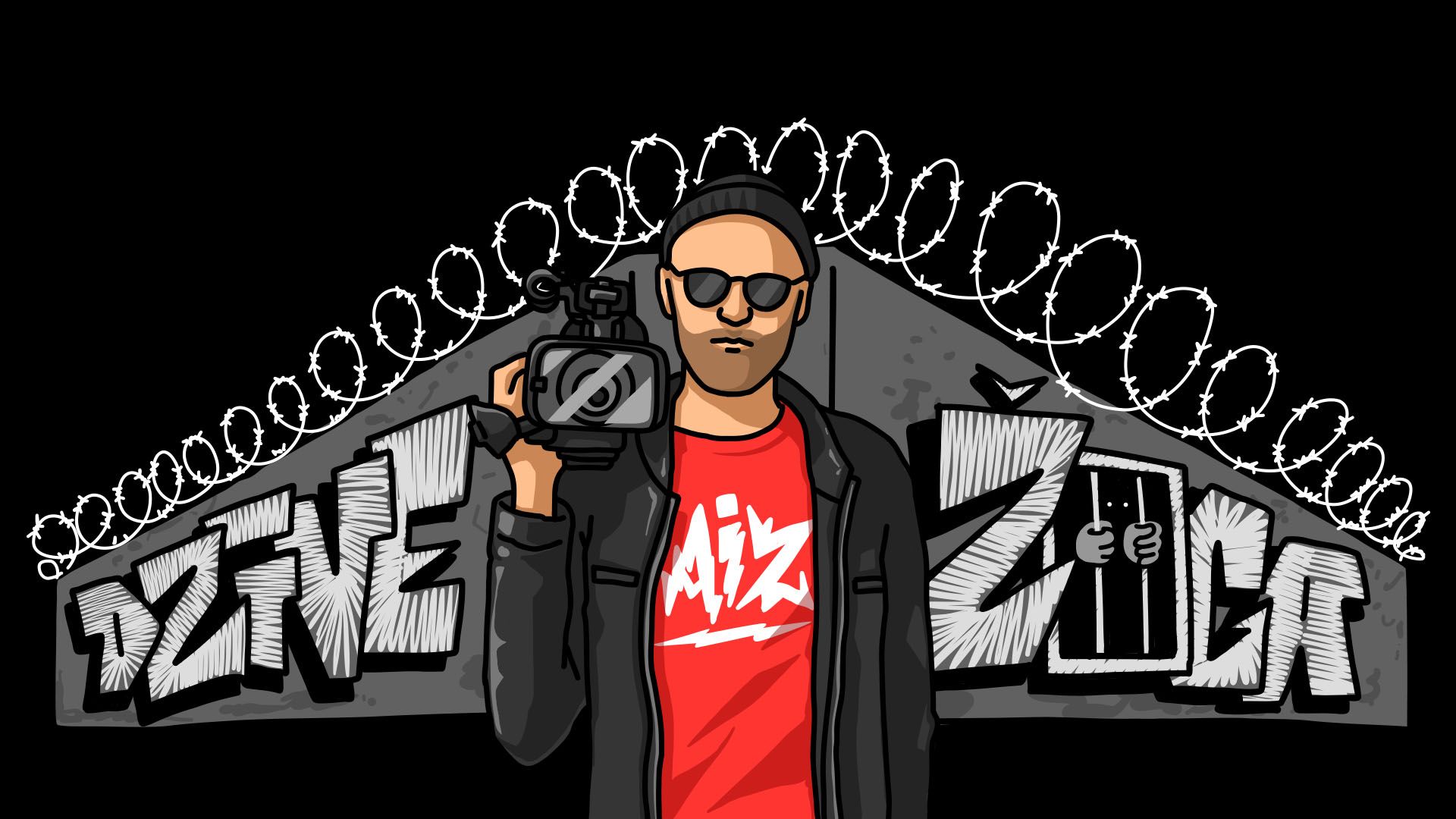 animācijā zīmēts vīrietis