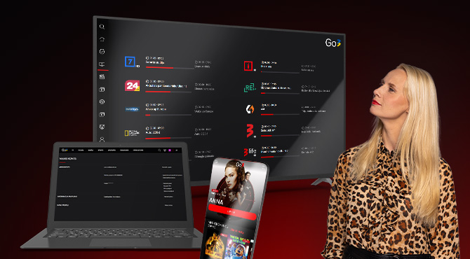 sieviete skatās uz ekrāniem